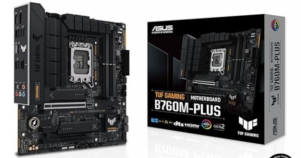 【美品】ASUS TUF GAMING B760M-PLUS D4 Placa Mae Asus TUF Gaming B760M-Plus D4, DDR4, Socket
